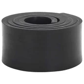 Zamiatarki - vidaXL Gumowa krawędź do pługa śnieżnego czarna 150x10x1 cm - miniaturka - grafika 1