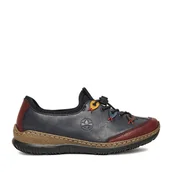 Półbuty damskie - Półbuty Rieker N3271-35 Granatowy - miniaturka - grafika 1