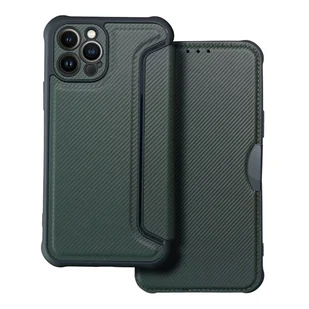 Etui na telefon komórkowy "Razor" z magnetyczną osłoną na aparat, kompatybilne z iPhone 14 Pro Green - Etui i futerały do telefonów - miniaturka - grafika 1