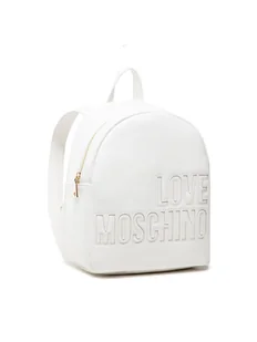 Love Moschino Plecak JC4360PP0EKH0100 Biały - Plecaki - miniaturka - grafika 1