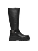 Kozaki damskie - G-Star Raw Kozaki CEO-WI45-VR-3400-01 Czarny - miniaturka - grafika 1