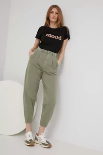 Spodnie damskie - Answear Lab jeansy damskie kolor zielony - grafika 1