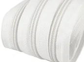 Pasmanteria - kufer-pasmanteria.pl Zamek pościelowy - taśma suwakowa 3 mm (1mb) Biały 23021555_20220403174836 - miniaturka - grafika 1