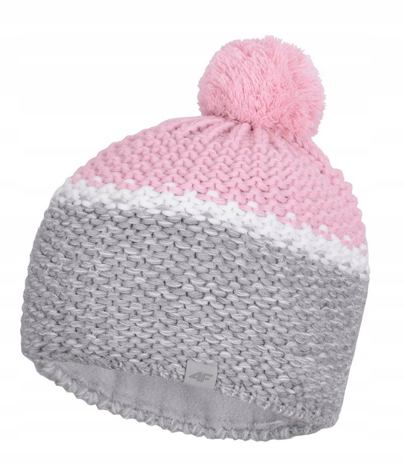 4F GRUBA WEĹNIANA CZAPKA ZIMOWA CAD013 / rozm S