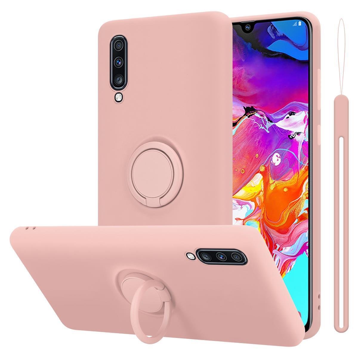 Etui ochronne Cadorabo do Samsung Galaxy A70 / A70s w kolorze różowym Etui na telefon komórkowy TPU Etui Cover