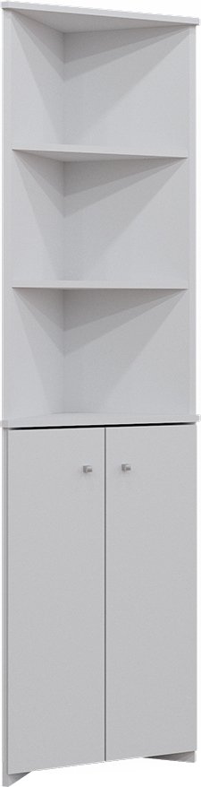 Vicco Szafka łazienkowa Fynn, 35.6 x 175 cm Szafka narożna z 2 drzwiami, Biały