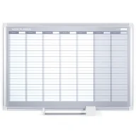 Tablice i flipcharty - BI-OFFICE Planer, Tablica suchościeralno-magnetyczna do planowania tygodniowego LUX, 900x600 mm GA0396830-003 - miniaturka - grafika 1