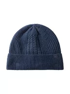 Czapki męskie - TOM TAILOR Męskie Czapka beanie ze wzorem warkocza 1034380, 10668 - Sky Captain Blue, ONESIZE - miniaturka - grafika 1
