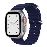 Akcesoria do smartwatchy - PASEK DO ZEGARKA APPLE WATCH 1/2/3/4/5/6/7/8/9/SE 38/40/41mm GRANATOWY - miniaturka - grafika 1