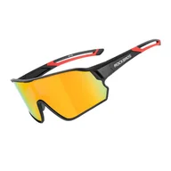 Okulary sportowe - Okulary rowerowe, fotochromowe Rockbros 10135R (czerwone) Rockbros - miniaturka - grafika 1