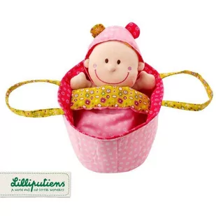 Lilliputiens Baby Chloe Lalka szmacianka w nosidełku L86063 - Lalki dla dziewczynek Lilliputiens Baby Chloe Lalka szmacianka w nosidełku L86063 - Lalki dla dziewczynek - miniaturka - grafika 1