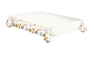OBRUS PAPIEROWY ZWIERZĘTA URODZINY 120 X 180 CM - Obrusy i serwetki - miniaturka - grafika 1