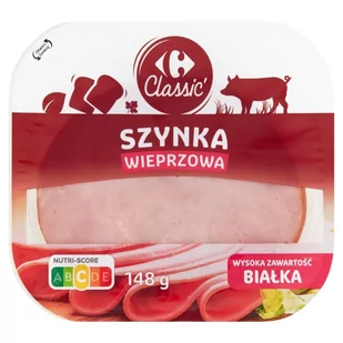 Carrefour Classic Szynka wieprzowa 148 g - Kiełbasa i wędliny - miniaturka - grafika 1