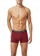 Majtki męskie - GUESS BOKSERKI MĘSKIE BORDOWE Z ELASTYCZNYM PASKIEM Z NADRUKIEM M GNA - miniaturka - grafika 1