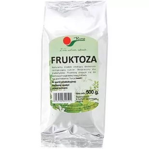 Runo, Fruktoza, 500 g - Przyprawy i zioła sypkie - miniaturka - grafika 1