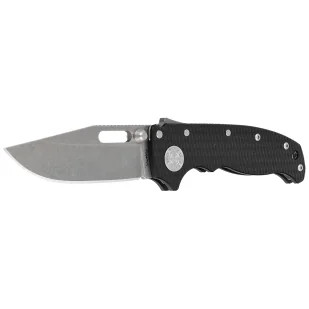 Nóż składany Demko AD20.5 Clip Point Black G10, Stonewashed CPM S35VN by Andrew Demko (205-S35-CPB) - Noże - miniaturka - grafika 2