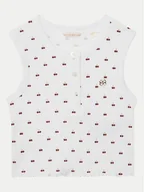 Koszulki i topy damskie - Guess Top J5GP01 KCSQ4 Biały Regular Fit - miniaturka - grafika 1