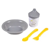 Zestawy naczyń dla dzieci - Plastikowy zestaw naczyń dla dzieci 4 szt. Cloud – Bébé Douceur - miniaturka - grafika 1