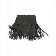 Spódnice - Krótka szara spódniczka damska ETHEREAL S - miniaturka - grafika 1