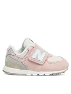 Buty dla dziewczynek - New Balance Sneakersy NW574BKM Różowy - miniaturka - grafika 1