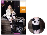 Rajstopy - Rajstopy dla dzieci panda 40 den 92-98 Bianco - miniaturka - grafika 1