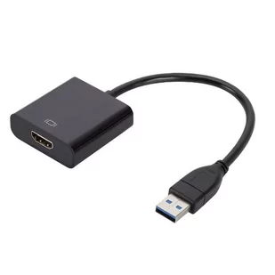 Konwerter Adapter z USB na HDMI przejściówka - Kable komputerowe i do monitorów - miniaturka - grafika 1