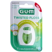 Nici dentystyczne - Nić GUM TWISTED FLOSS 30m MINTY GREEN TEA - miniaturka - grafika 1
