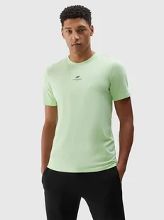 T-shirt gładki bawełniany męski 4F - Koszulki męskie - miniaturka - grafika 1
