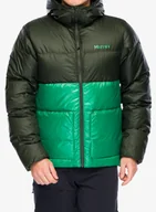 Kurtki męskie - Kurtka puchowa Marmot Guides Down Hoody - rosin green/clover - miniaturka - grafika 1