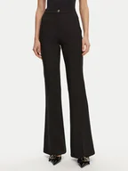 Spodnie damskie - ARTIGLI Spodnie materiałowe ACPA000840 Czarny Regular Fit - miniaturka - grafika 1