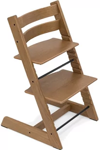 Stokke Tripp Trapp - Krzesełko Do Karmienia Z Litego Drewna Dla Dzieci I Dorosłych | Oak - Brown - Krzesełka do karmienia - miniaturka - grafika 1