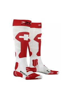 Skarpety narciarskie X-SOCKS SKI PATRIOT 4.0 SWITZERLAND - 42-44 - Skarpetki damskie - miniaturka - grafika 1