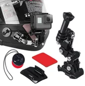 Akcesoria do kamer sportowych - UCHWYT MOCOWANIE DO KASKU KAMER GOPRO SJCAM EKEN - miniaturka - grafika 1