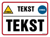 Systemy ekspozycyjne i znaki informacyjne - ZNAK NA ZAMÓWIENIE WZÓR B-021, KN - FOLIA PODŁOGOWA NIEŚWIECĄCA; (300X225MM) - miniaturka - grafika 1