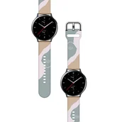 Etui i futerały do telefonów - Strap Moro opaska do Samsung Galaxy Watch 46mm silikonowy pasek bransoletka do zegarka wzór 17 - miniaturka - grafika 1