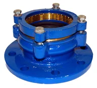 Łączniki, trójniki, kształtki - Łącznik Rk Do Rur Pe Pcv Dn50 Pn16 Epdm Dz63 - miniaturka - grafika 1