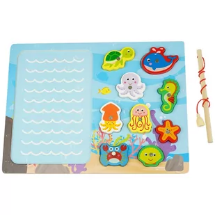 Gra rodzinna zręcznościowa Łowienie Rybek + puzzle - Puzzle - miniaturka - grafika 1