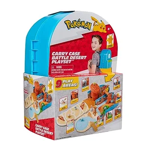 Pokémon: Carry Case Battle Desert Playset - Zestaw do zabawy w plecaku Jazwares - Gry planszowe - miniaturka - grafika 2