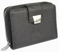 Portfele - Portfel Damski Skóra Naturalna JENNIFER JONES Średni Z Suwakiem Piórnik JJ5197-2 - miniaturka - grafika 1