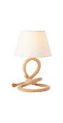 Lampy stojące - Brilliant Lampa stołowa Sailor podstawa z liny - miniaturka - grafika 1