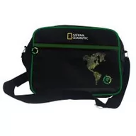 Torby na laptopy - St. Majewski St National Geographic Torba na Ramię z Przegrodą na Laptopa Compass Green 270727 - miniaturka - grafika 1