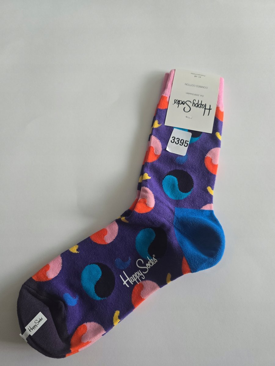 Kolorowe skarpety Happy Socks unisex rozmiar 41-46 (3395)