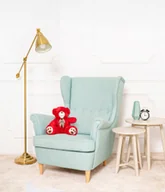 Maskotki i pluszaki - DUŻY WIELKI MIŚ PLUSZOWY PLUSZAK PRZYTULANKA 50CM AMIGO CZERWONY - miniaturka - grafika 1