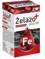 Witaminy i minerały - WegaFarm Żelazo Plus SR, Suplement diety, 60 kapsułek - miniaturka - grafika 1