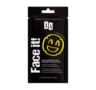 AA Face It! Maska seboregulująca dogłębnie oczyszczająca 18ml - Maseczki do twarzy - miniaturka - grafika 1