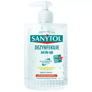 SANYTOL SANYTOL Żel dezynfekujący do rąk 250 ml - Kremy i maski do rąk - miniaturka - grafika 1