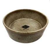 Legowiska dla kotów - Duvo+ Ceramiczna Miska Dla Psa Jaspis 13,8cm, brązowa - miniaturka - grafika 1