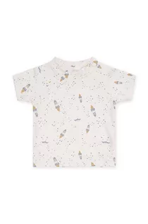 Koszulki dla chłopców - That's mine t-shirt kąpielowy dziecięcy SAMI kolor biały - grafika 1
