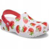 Buty dla dziewczynek - Crocs Dziecięce Buty Chodaki Klapki Classic Fresh Fruits 211170 Clog 23-24 - miniaturka - grafika 1