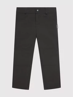 Spodnie i spodenki dla chłopców - Reima Spodnie materiałowe Mighty 532189S Czarny Regular Fit - grafika 1